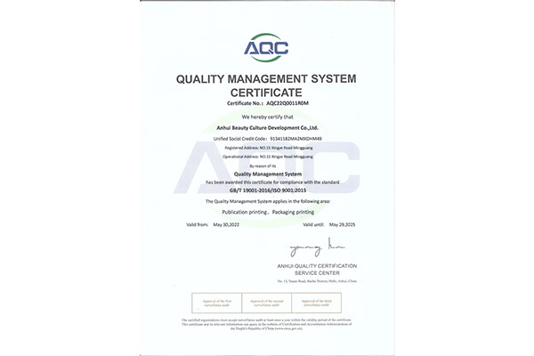 ISO9001-2015 Quality System (English)